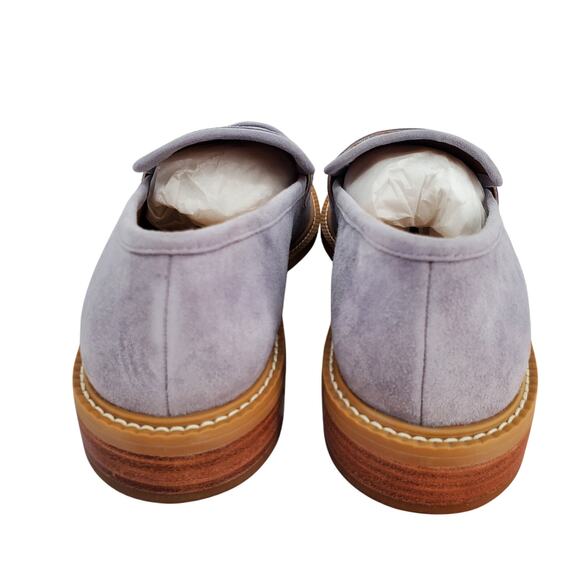 Lisa Vicky Womens‎ Size 8M Zoom-V Lavender Kid Suede Loafers New in Box - Picture 7 of 8